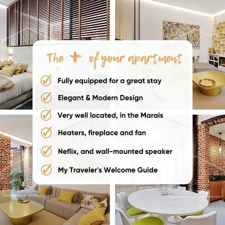 Le Marais Luxury & Trendy Appartement *